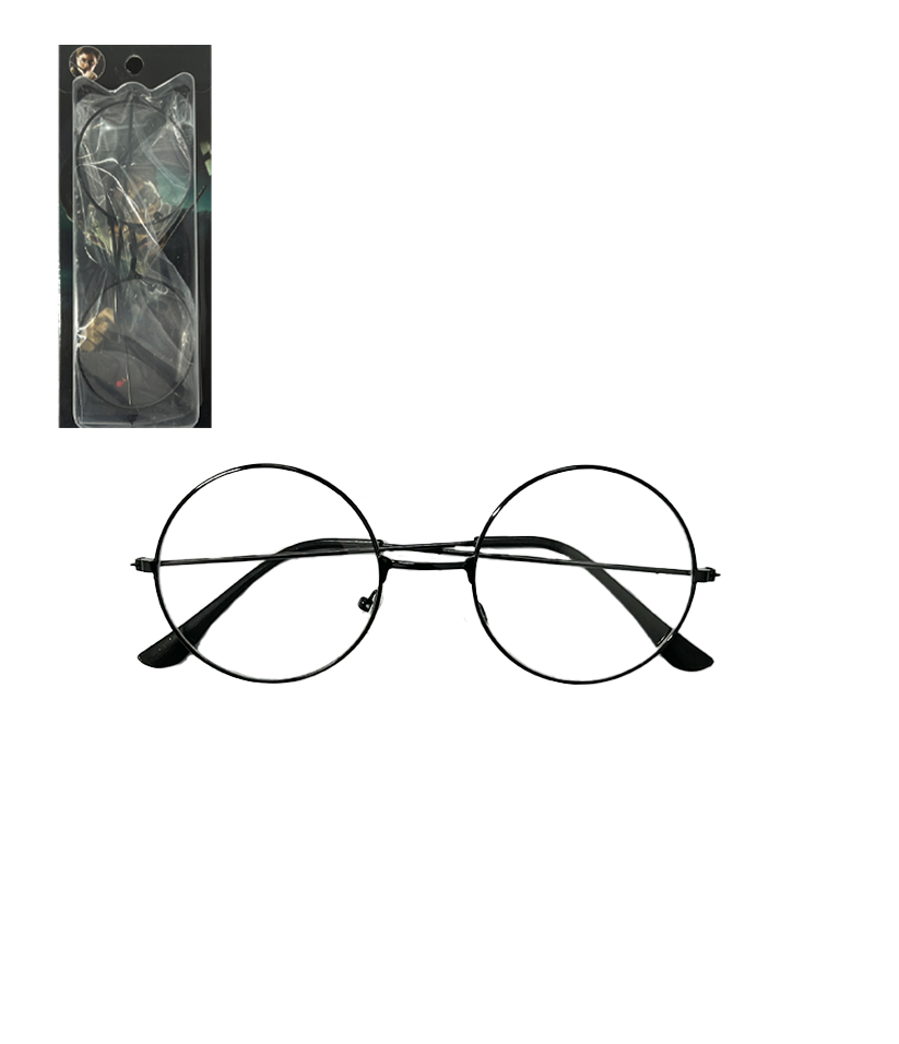 ჰარი პოტერის სათვალეები ყუთში მინით