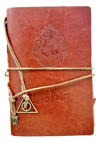 გრიფინდორის ბლოკნოტი თხელი ტყავის ყდით