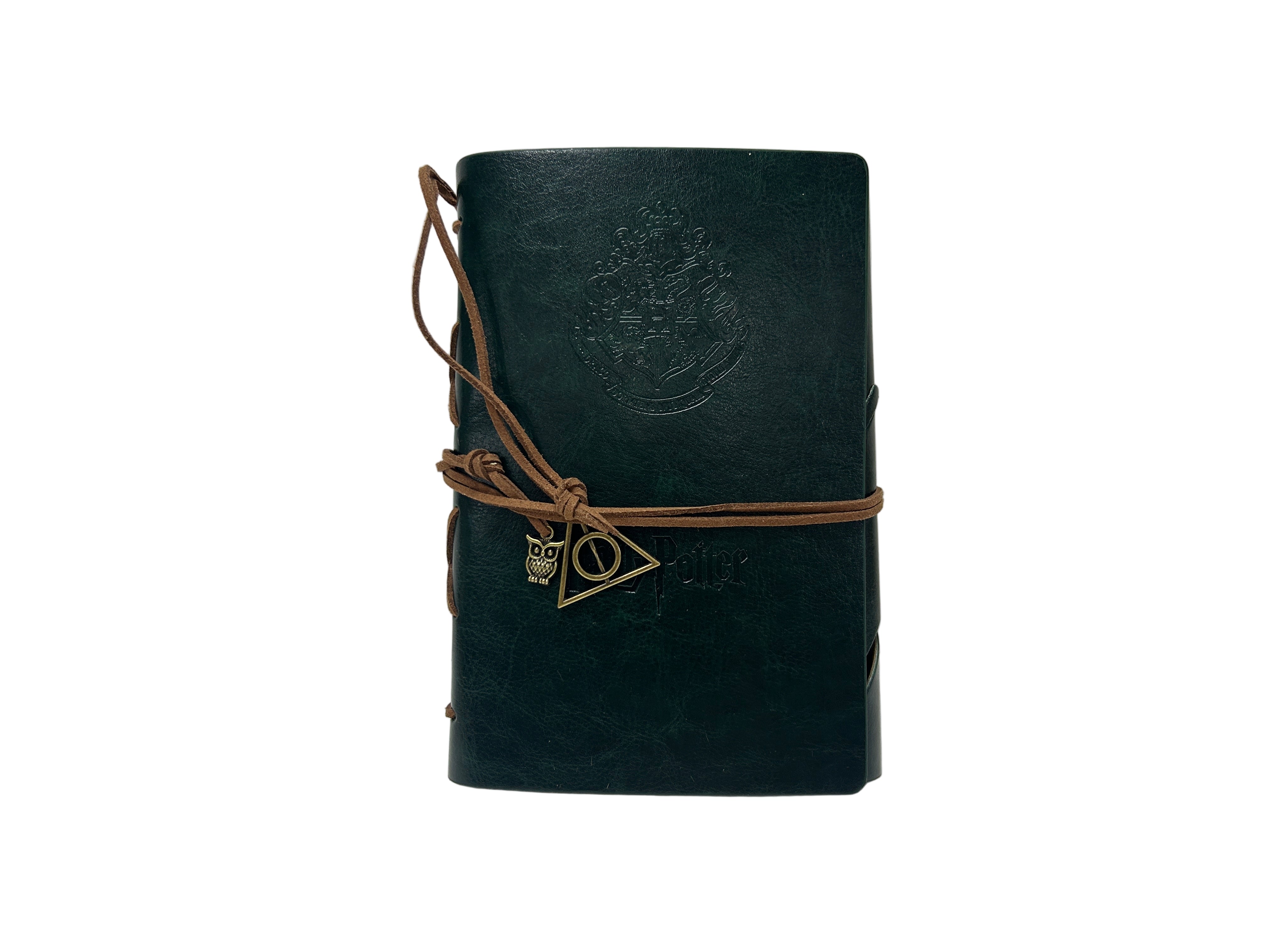 სლიზერინის ბლოკნოტი თხელი ტყავის ყდით