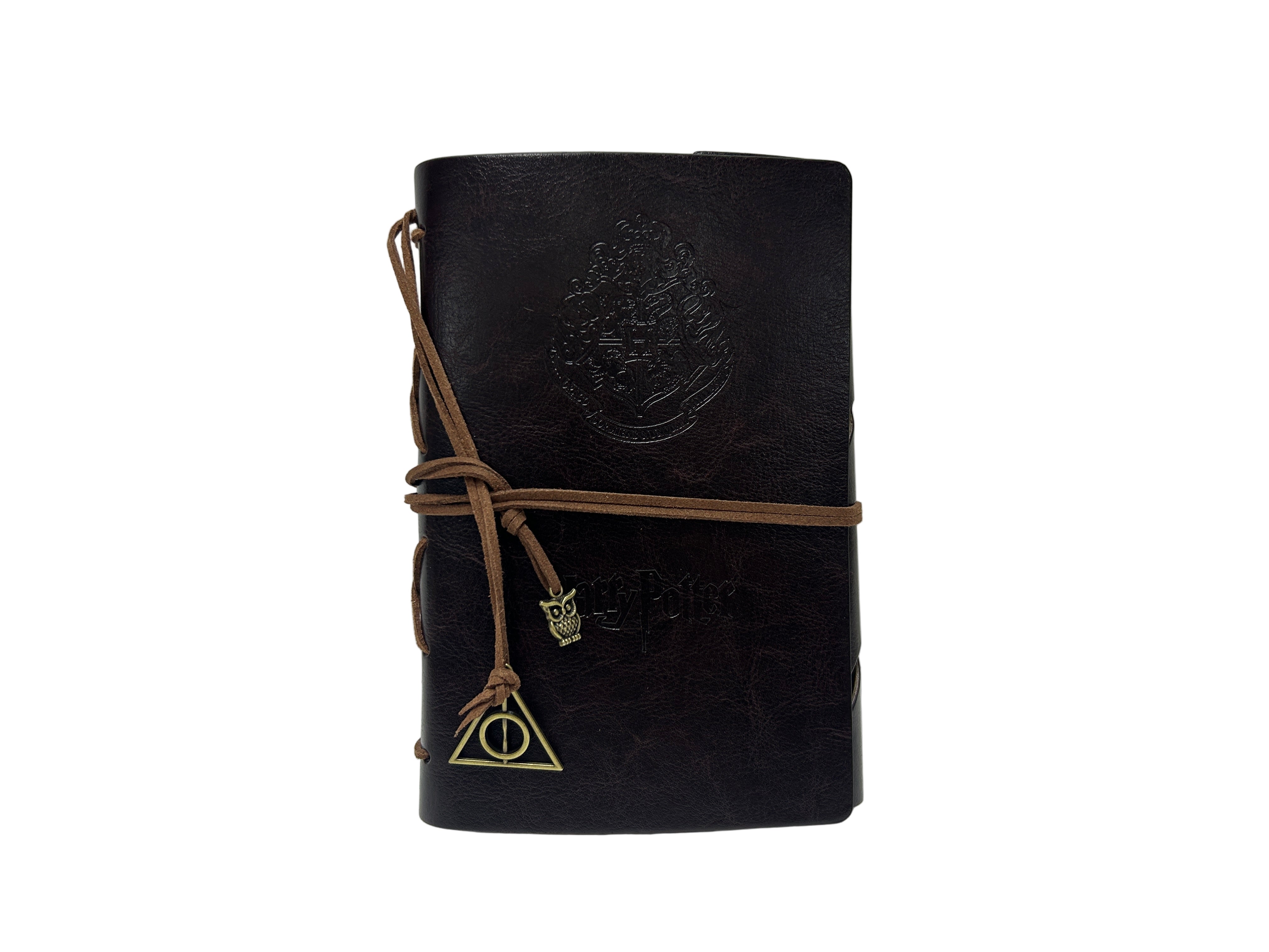 ჰოგვორტსის ბლოკნოტი თხელი ტყავის ყდით