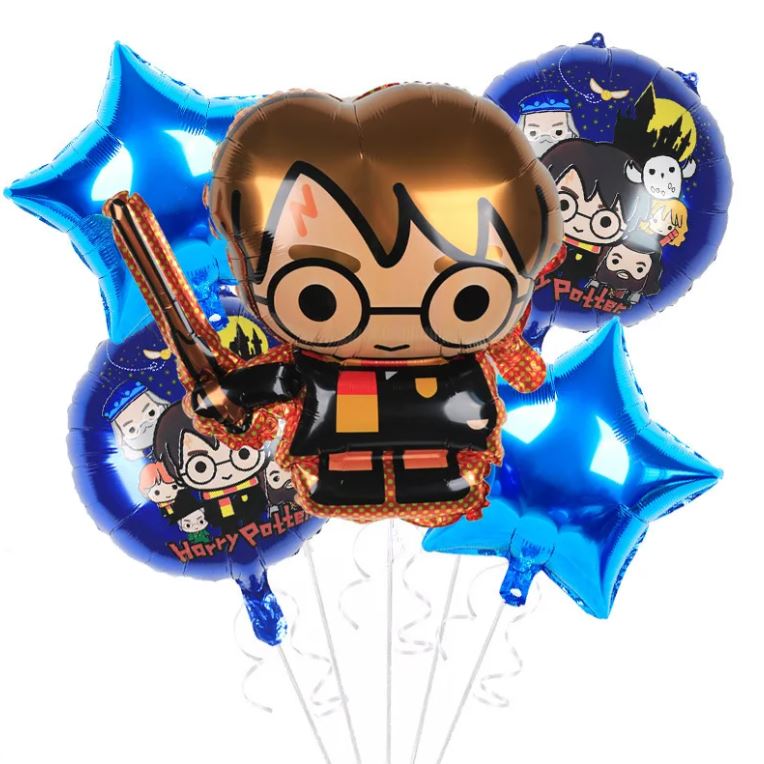 ჰარი პოტერის ჰელიუმის ბუშტების ნაკრები 5ც