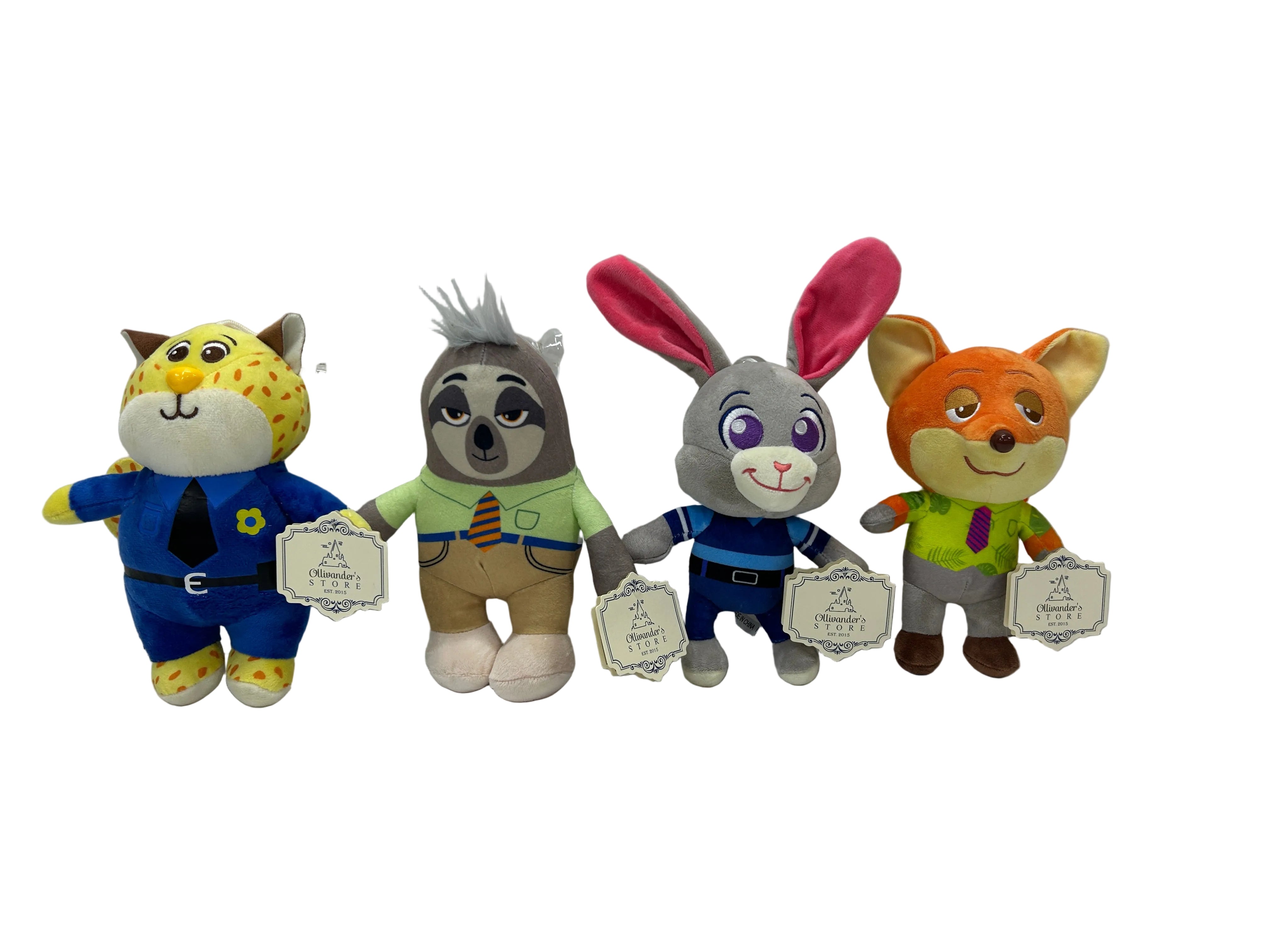 ზოოტოპიას პერსონაჟების რბილი სათამაშო