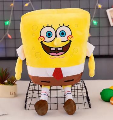 სპანჯბობი ნაქარგი თვალებით