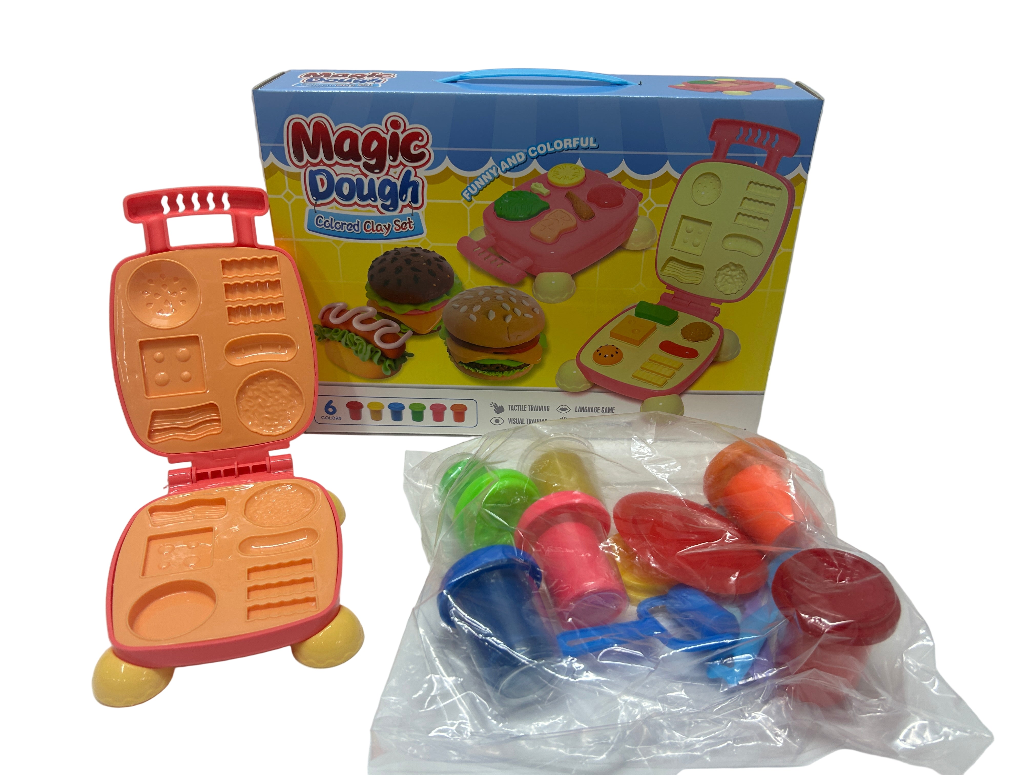 პლასტელინის ნაკრები ბურგერი