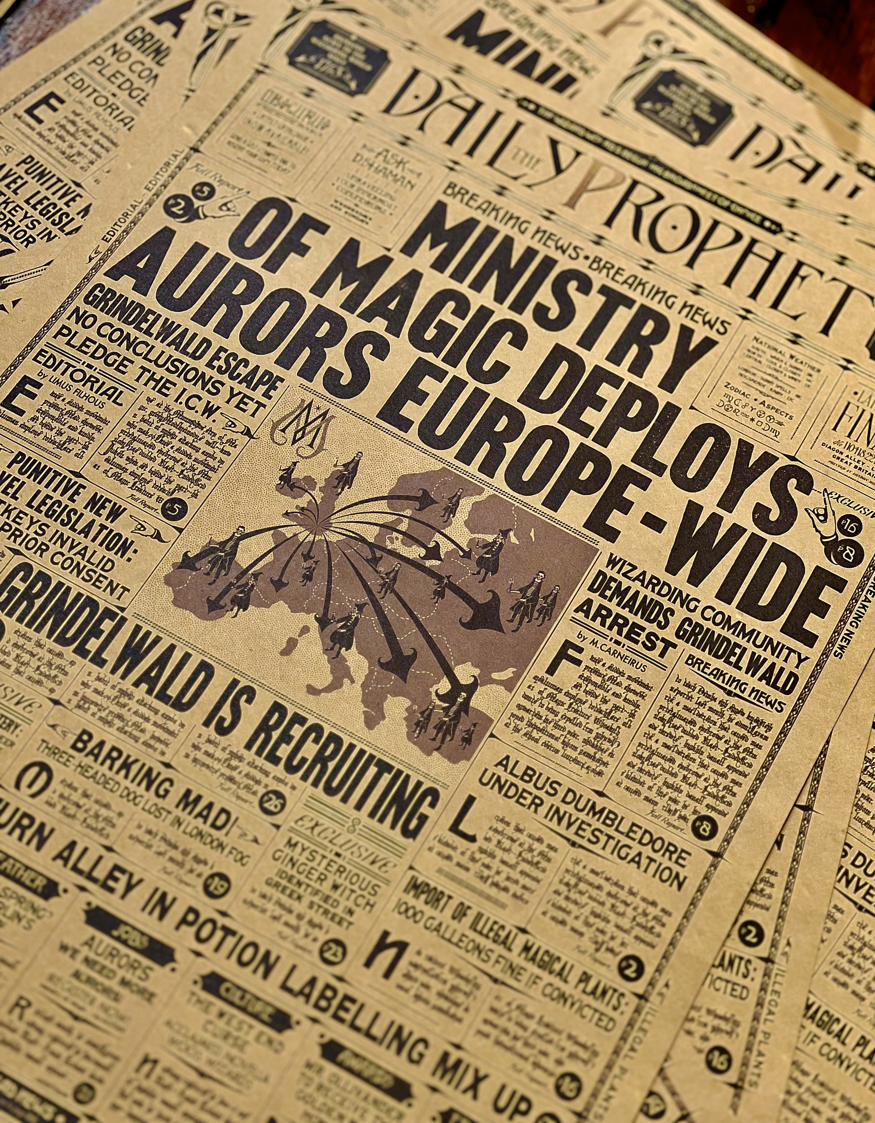 დილის მისანი მაგიის სამინისტრო ევროპის მასშტაბით აურორებს გზავნის