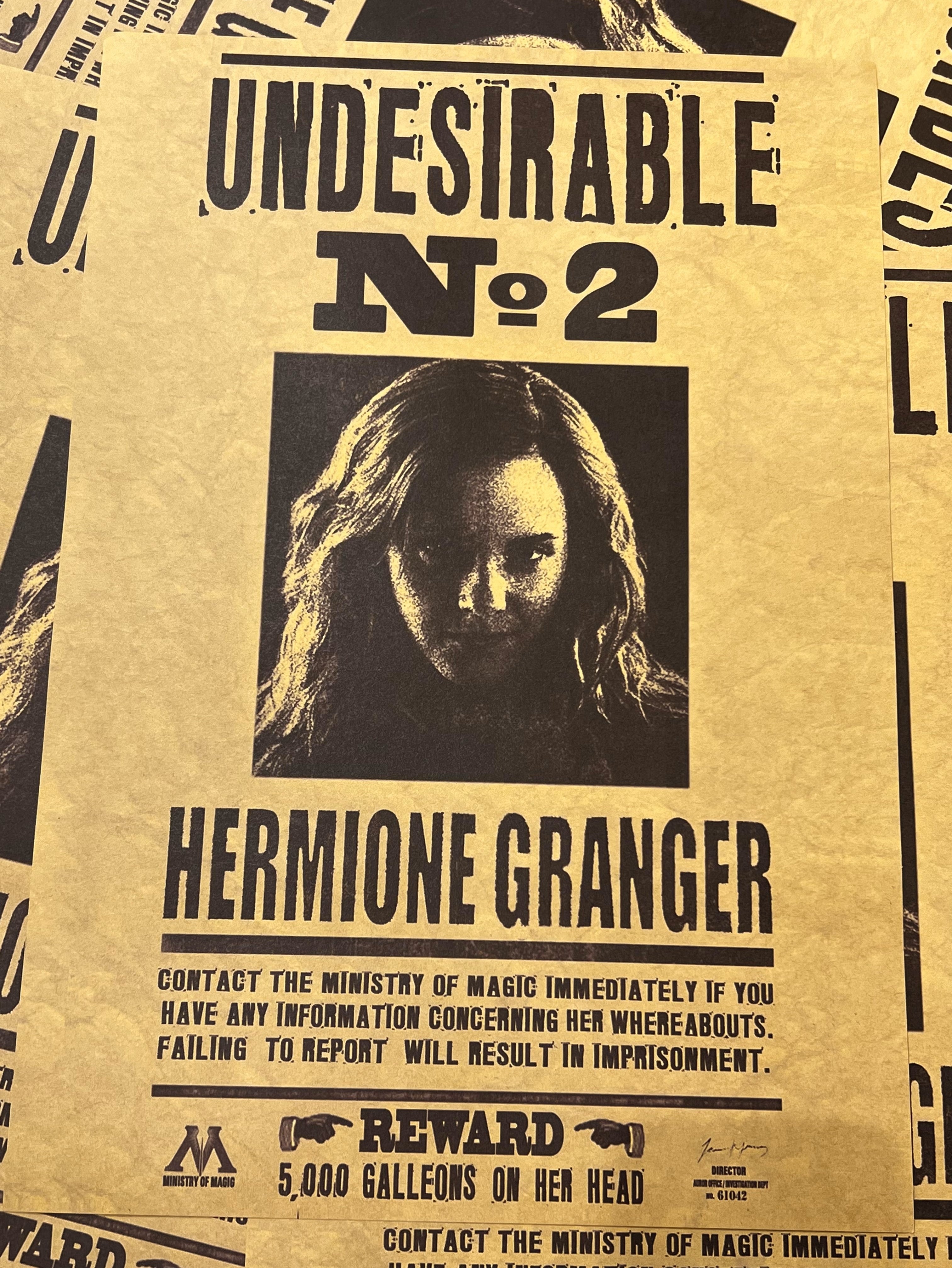 პოსტერი არასასურველი სახე 2 ჰერმიონ გრეინჯერი