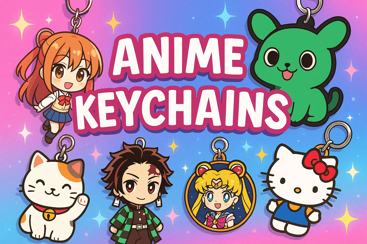 Anime Keychain Banner