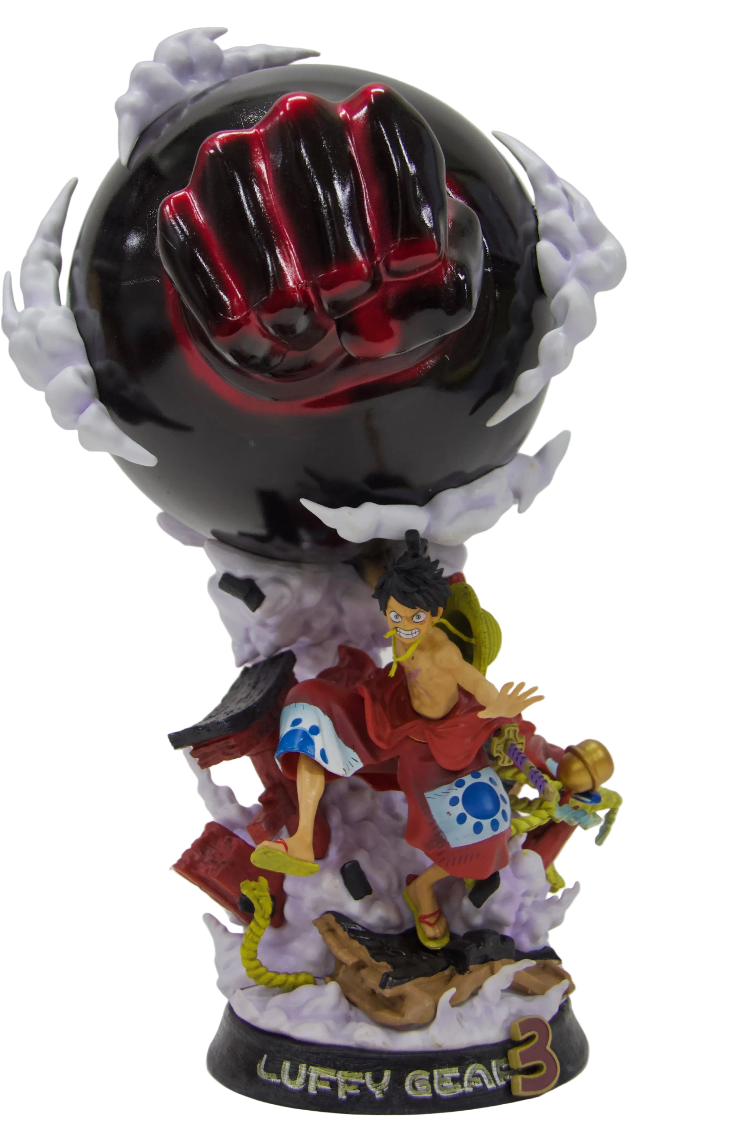 ფიგურა ლუფი სუპერ მუშტით - 39 სმ