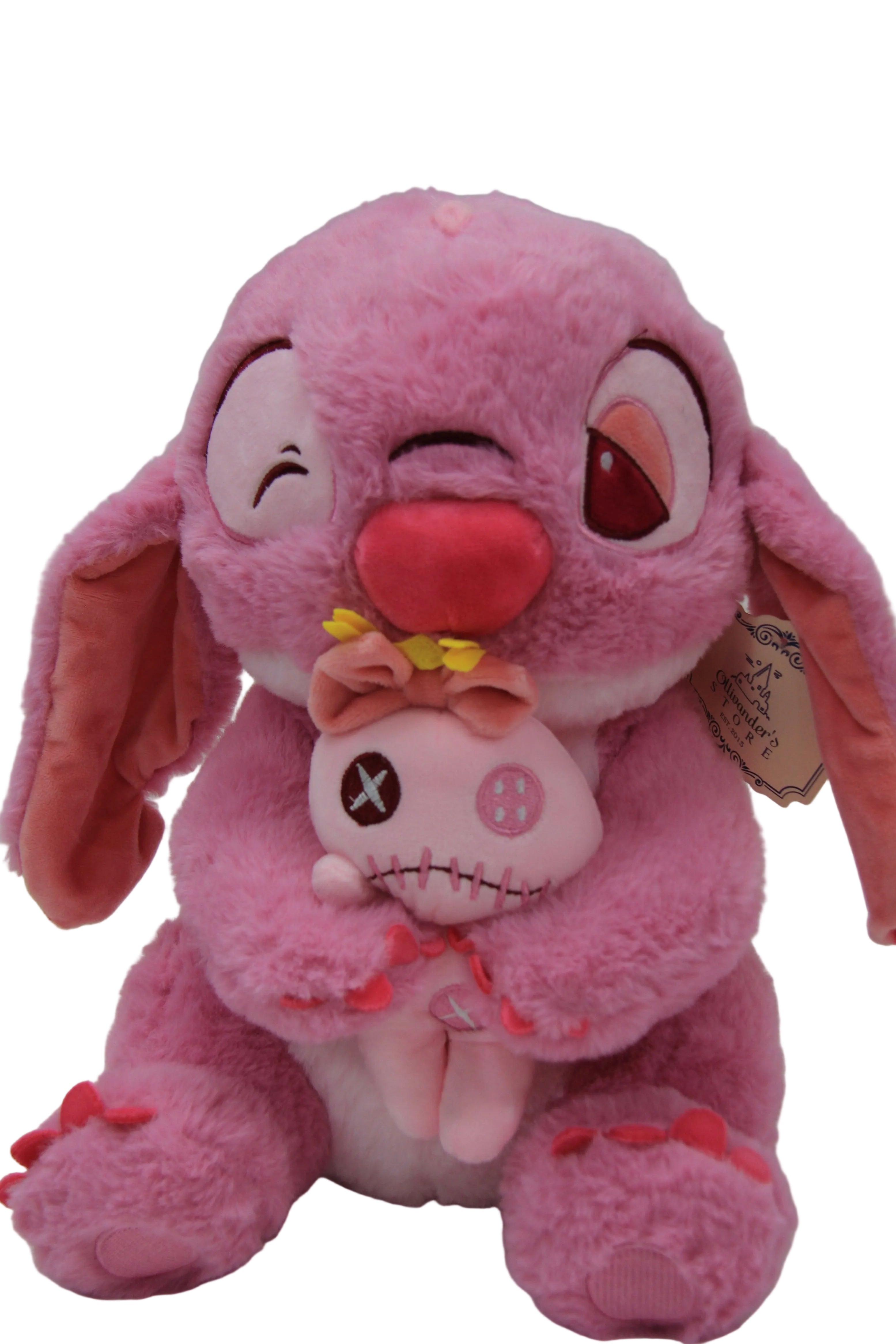 ენჯელი სკრამპით ხელში მაღალი ბეწვით - 30 სმ