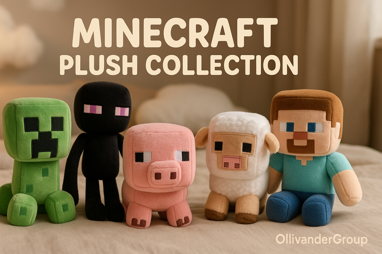 Minecraft Plush Toys Banner