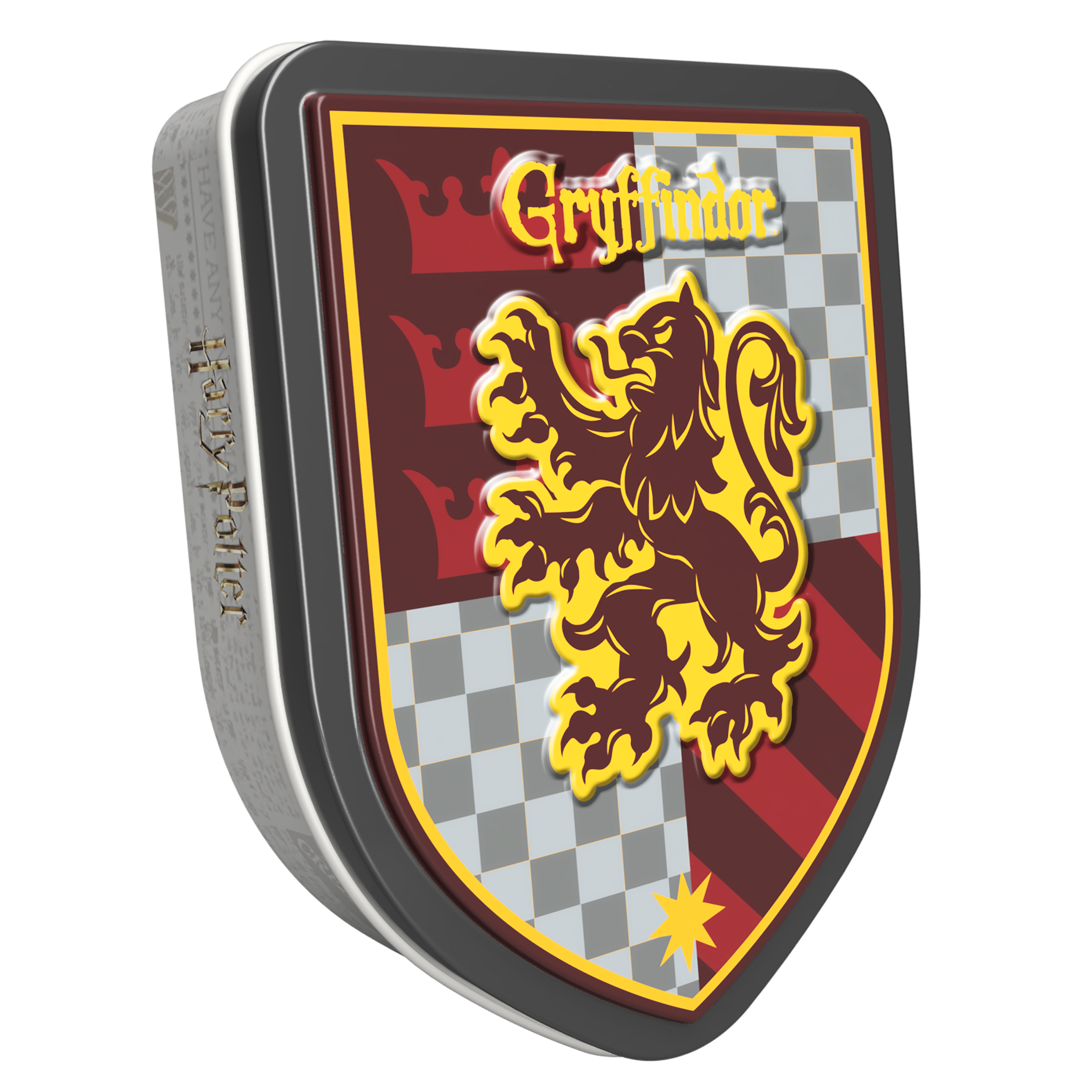 ჰოგვორტსის სახლების კლუბების კანფეტები თუნუქის ქილაში