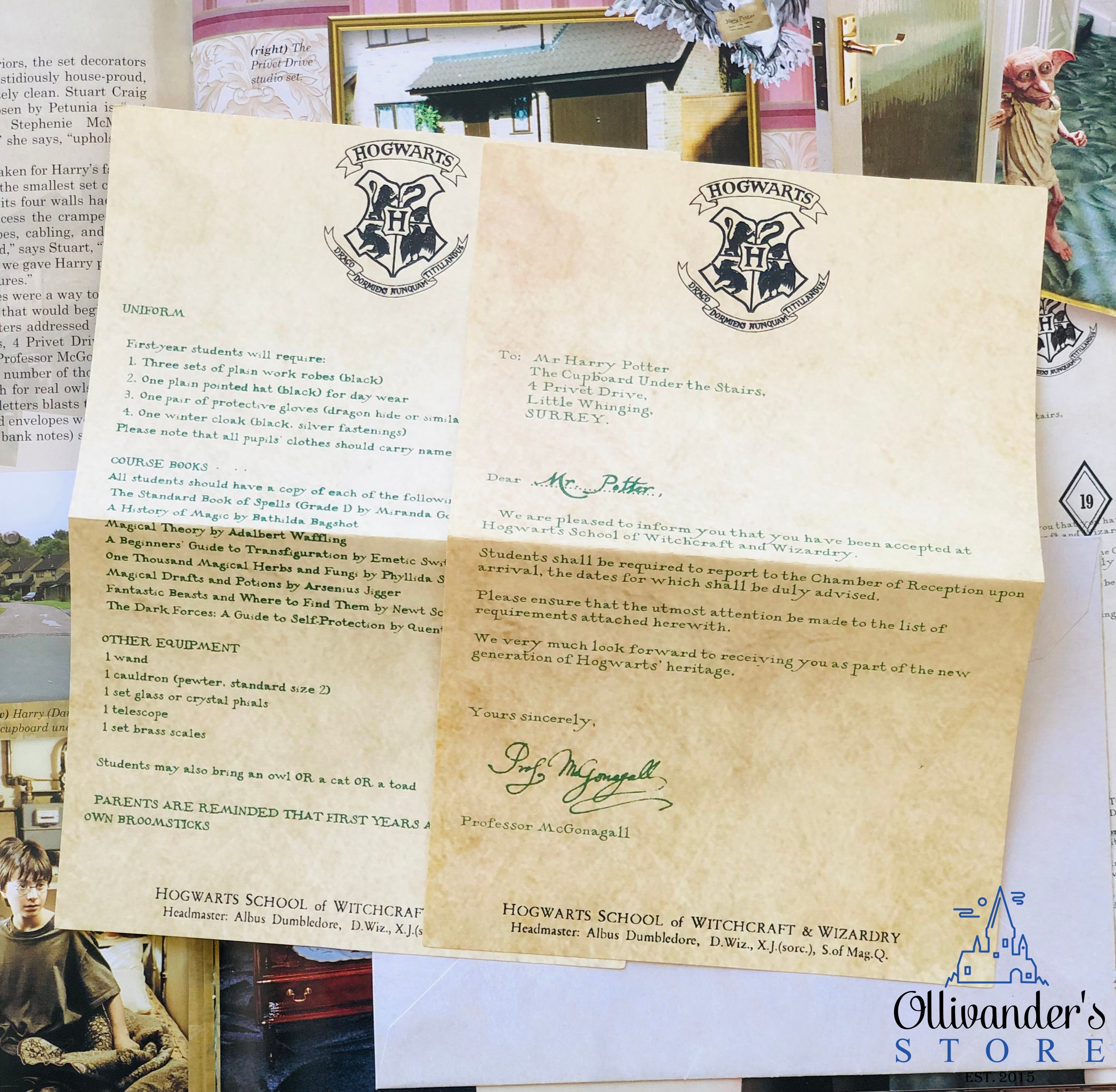 ჰოგვორტსის წერილი წერილი ჰოგვორტსიდან ჰარი პოტერის სკოლის წერილი