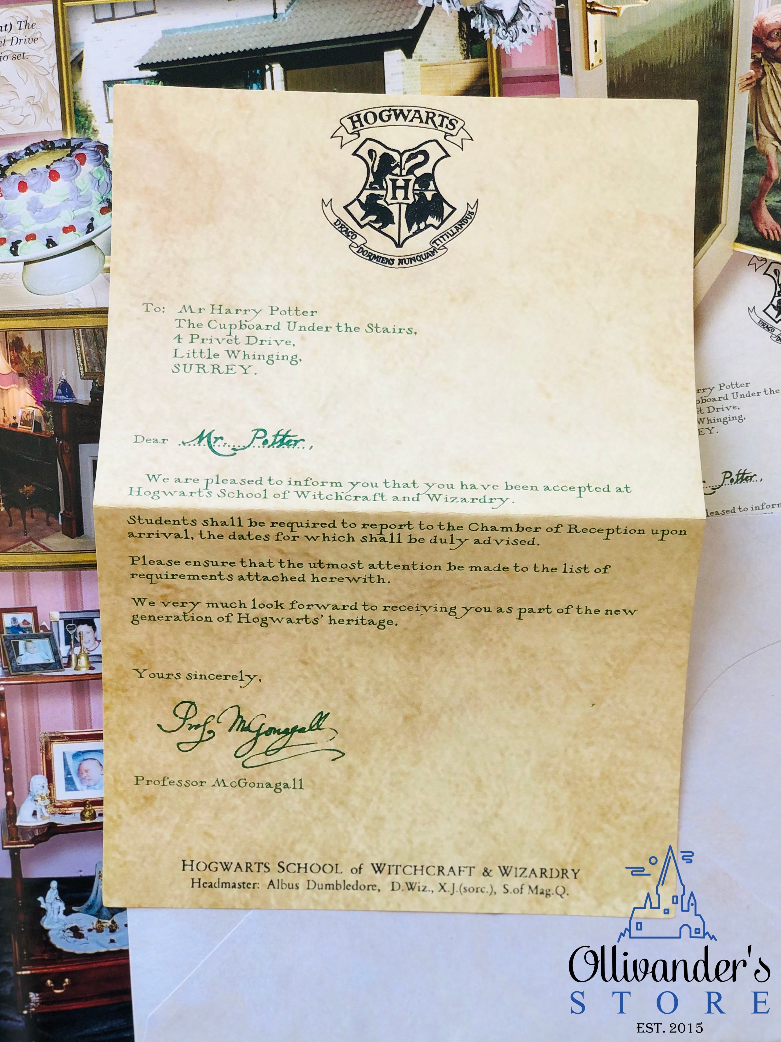 ჰოგვორტსის წერილი წერილი ჰოგვორტსიდან ჰარი პოტერის სკოლის წერილი