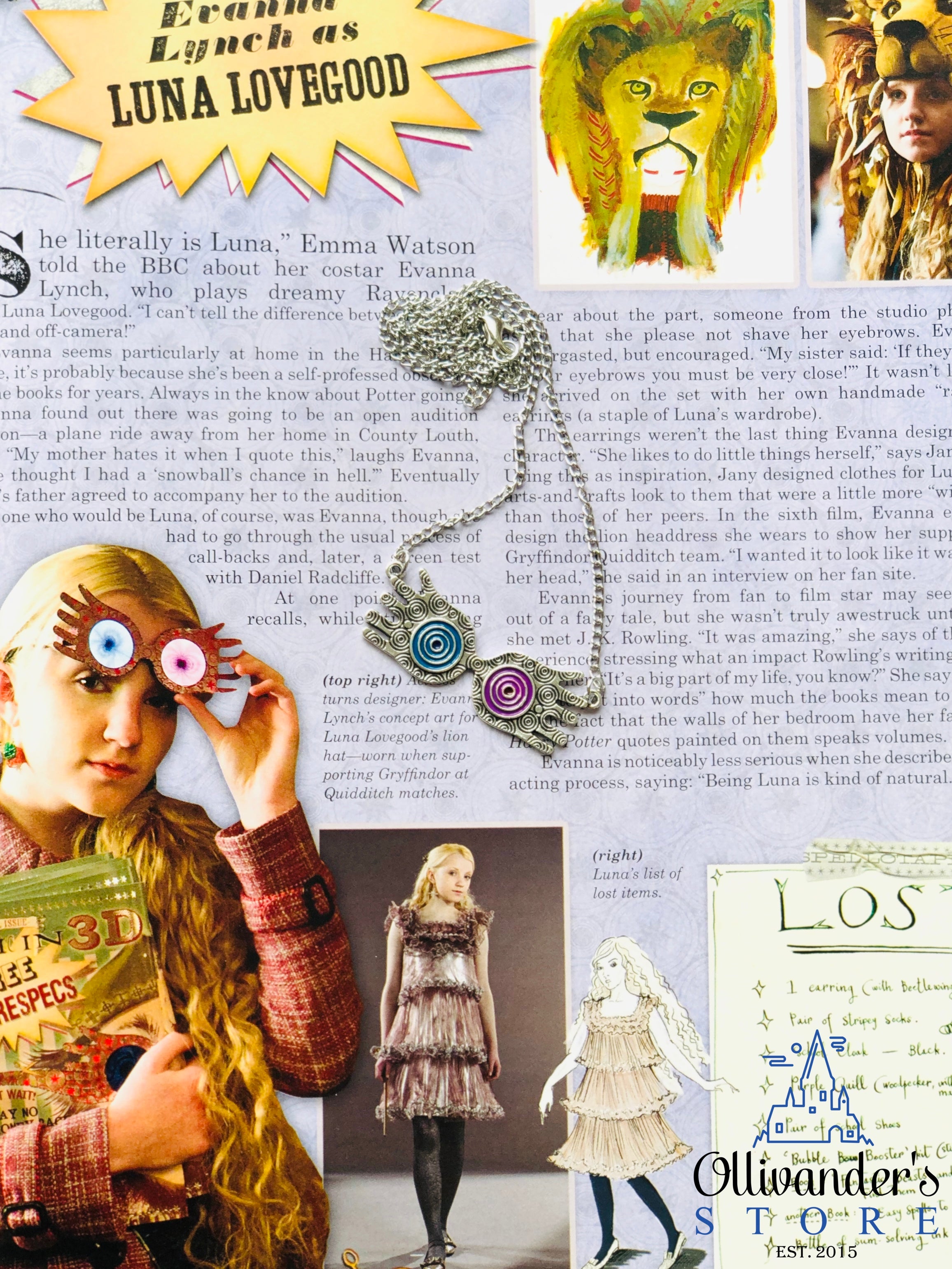 ლუნა ლავგუდის სათვალის ყელსაბამი