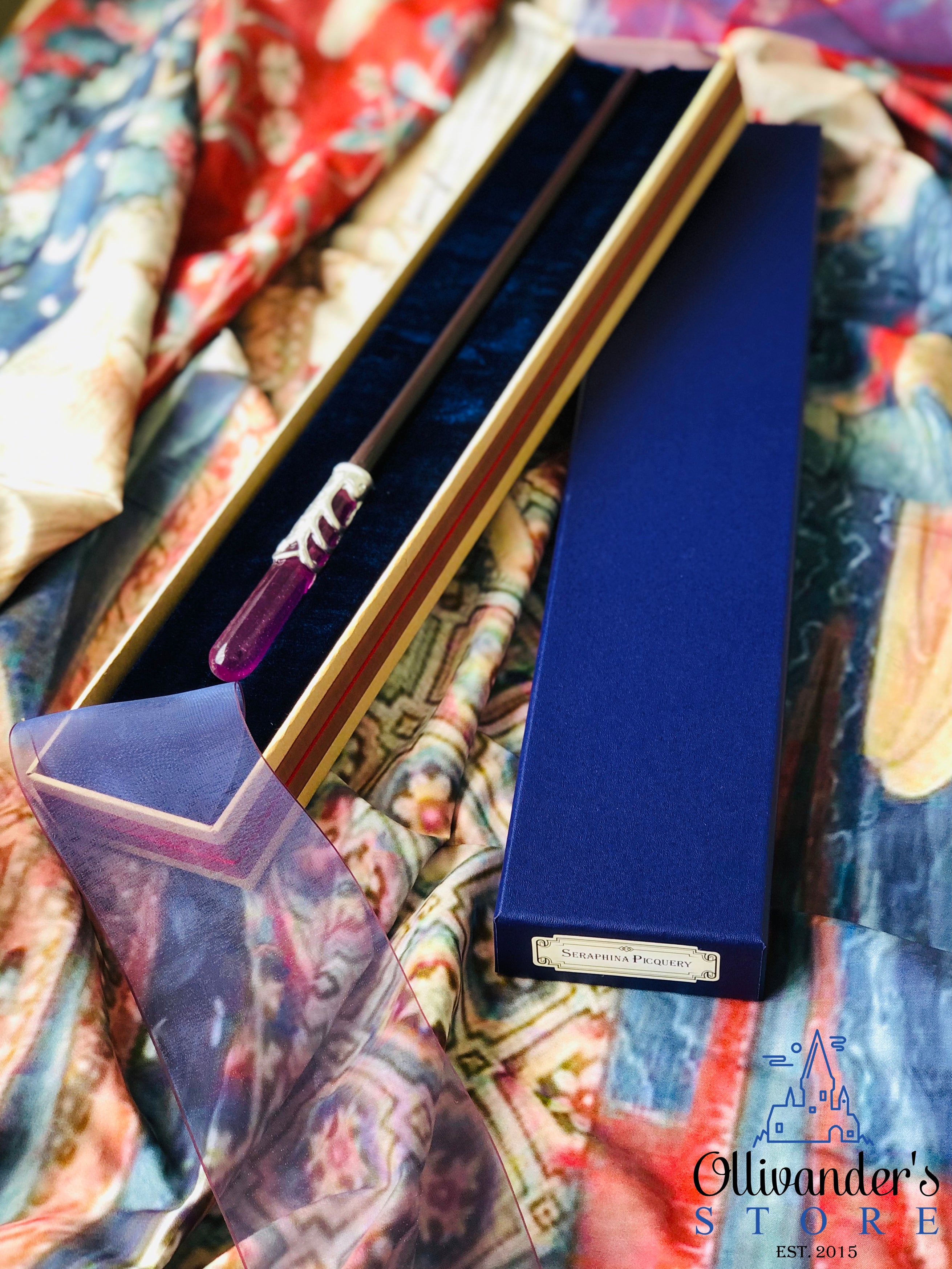 მაგიის მინისტრ სერაფინა პიკერის ჰარი პოტერის ნობლ ქოლექშენის Noble Collection ჯადოსნური საკოლექციო ჯოხი ჯოხები ჰარი პოტერის ნივთები პროდუქცია აქსესუარები მაღაზია