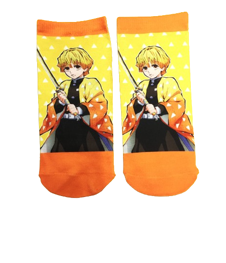 Zenitsu Agatsuma socks, Low cut