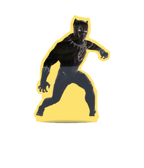 Black Panther's 2D Figure