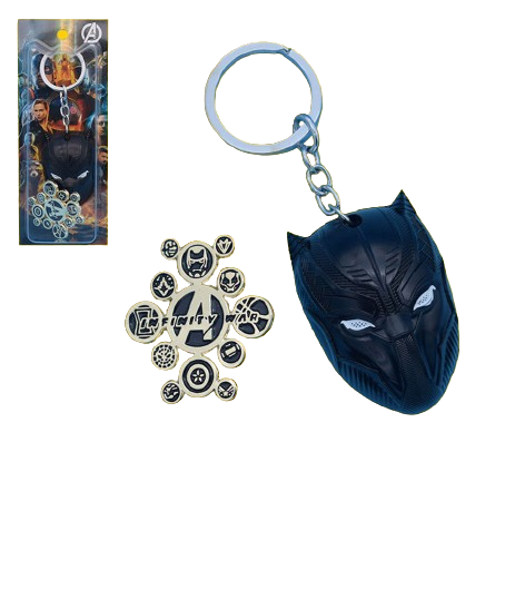 Black Panther Mask Keychain