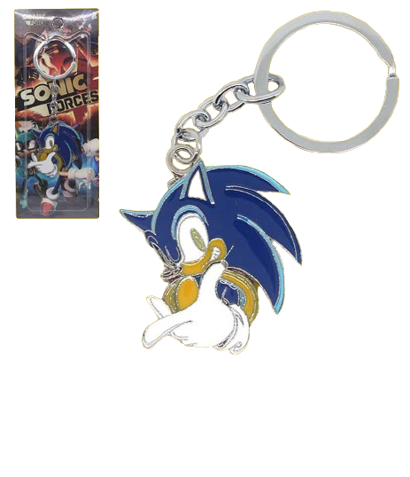 Sonic Metal Keychain