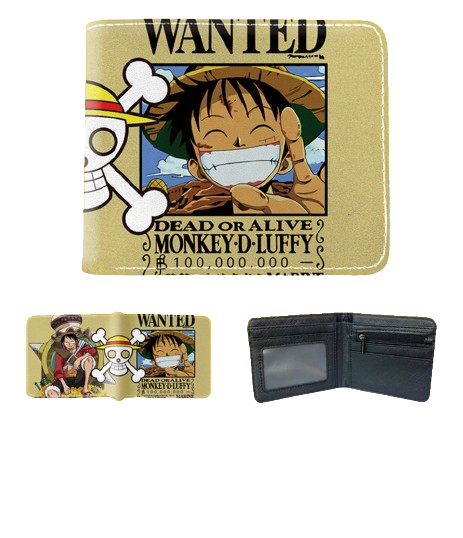 Wanted Monkey Luffy Wallet Bi-Fold
