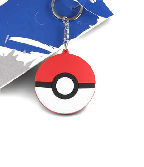 Poke Ball Resin Keychain