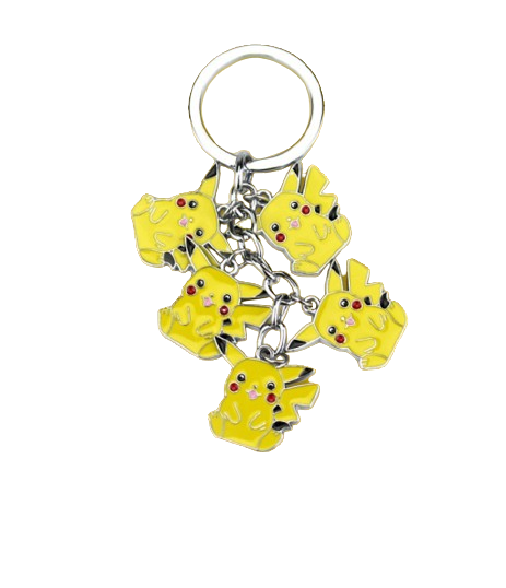 Pikachu Charm Keychain
