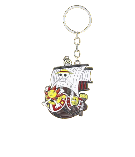 One Piece ship keychain