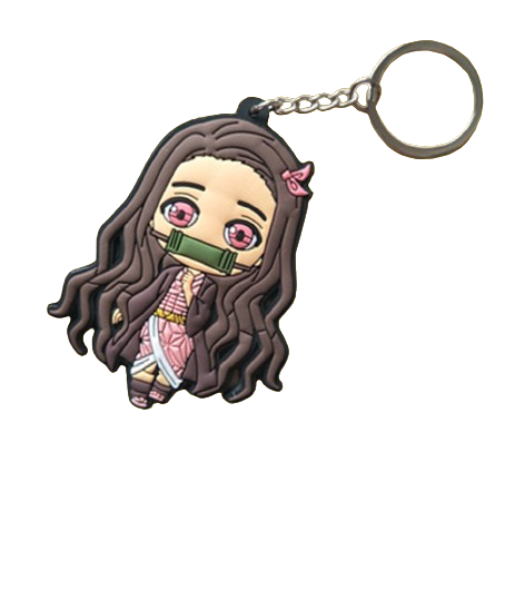 Nezuko Kamado Rubber Keychain