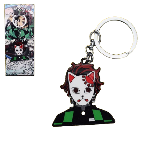 Tanjiro's Kaychain with Hakuko Mask