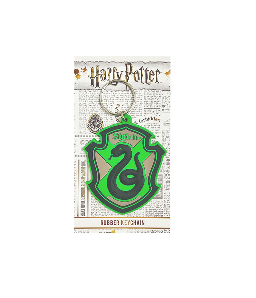 Slytherin Rubber Keychain