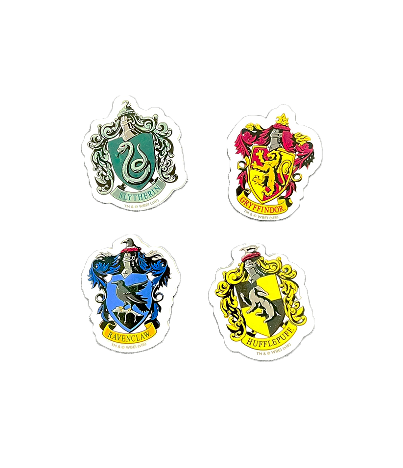 Hogwarts Houses Eraser Set