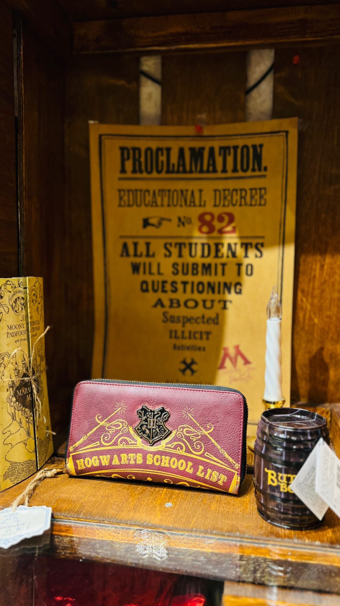 Hogwarts School of Witchcraft Wallet , Leather, Long