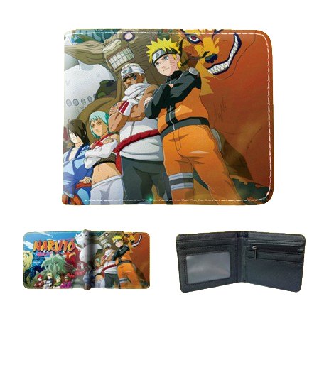 Naruto's wallet with Jinchuriki, Bi-Fold