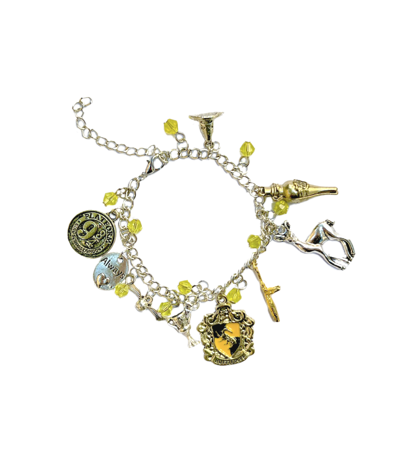 Hufflepuff 2025 charm bracelet