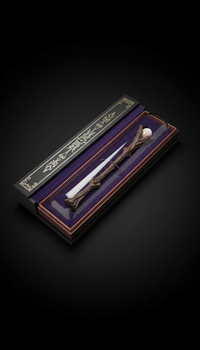 Elder wand replica in velvet box