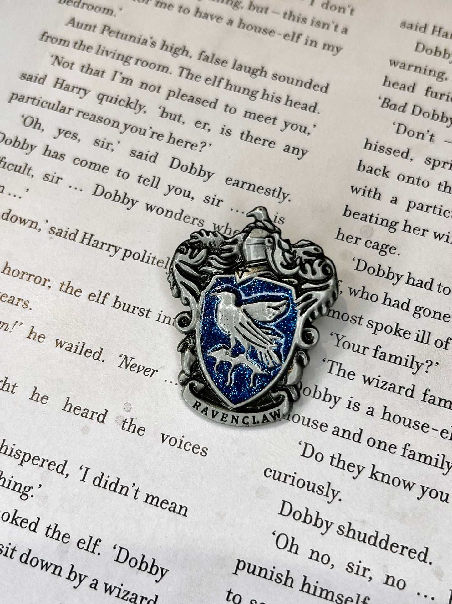 Ravenclaw Enameled Brooch