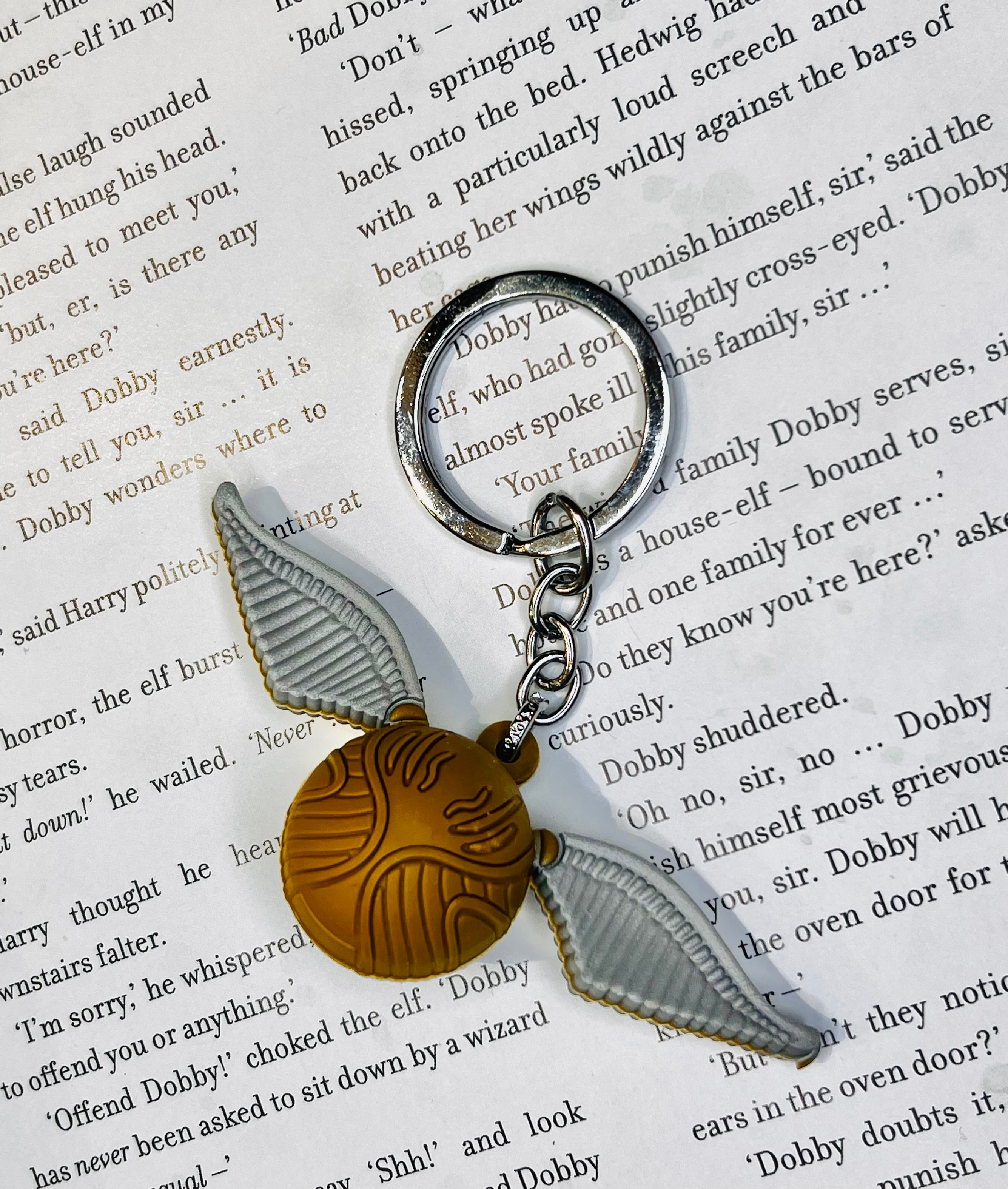 Snitch 3D Rubber Keychain
