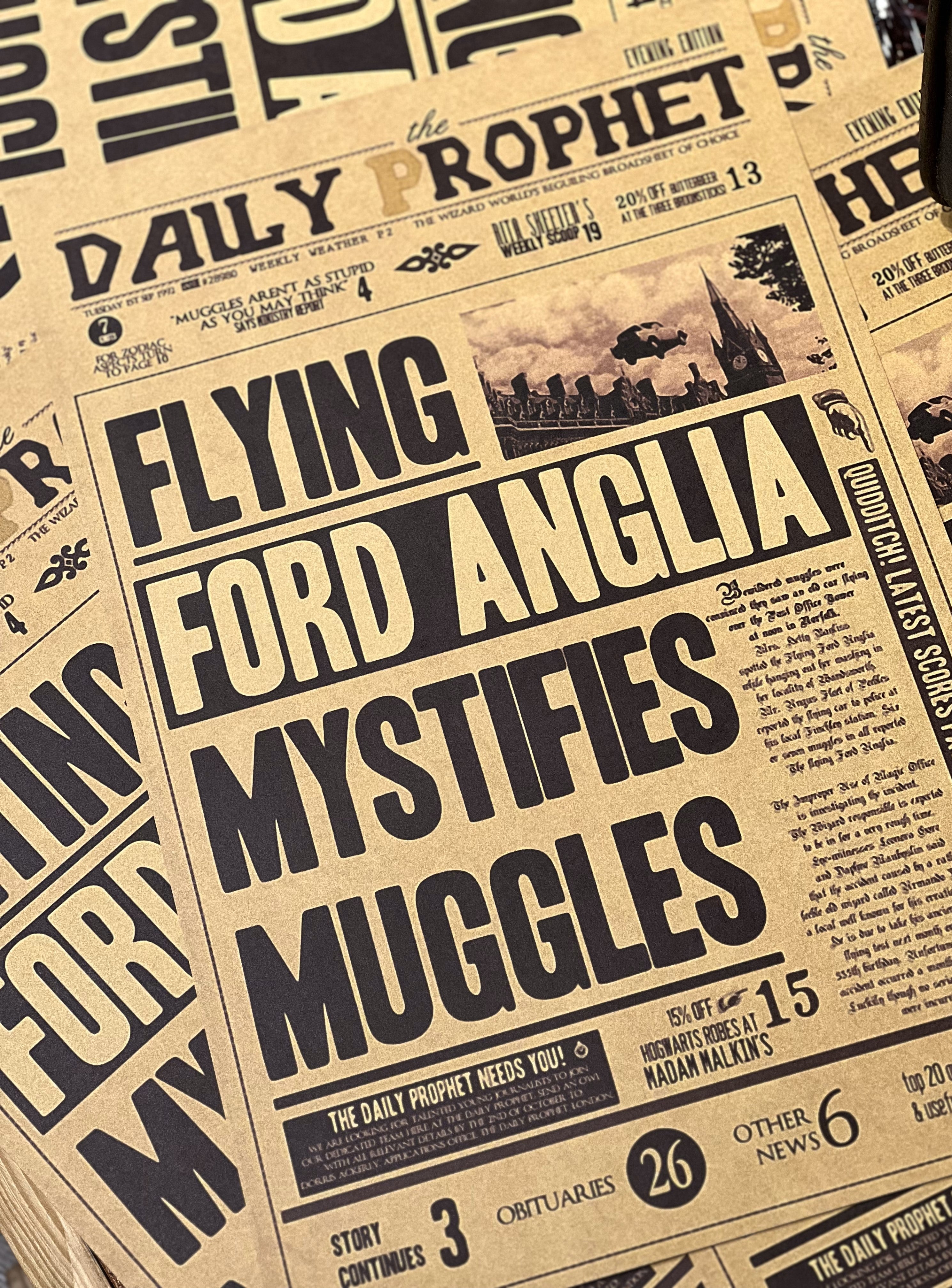 Morning Miss: A flying Ford Anglia amazes muggles