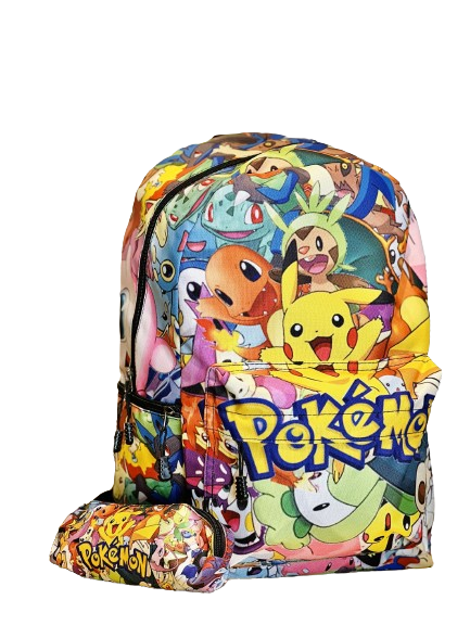 Pokemon School Set: Backpack, Pencil Case, Lunchbox