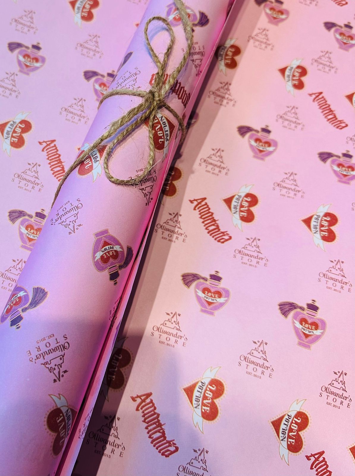 Amortentia wrapping paper
