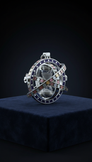 Time-Turner necklace with moonlit silver