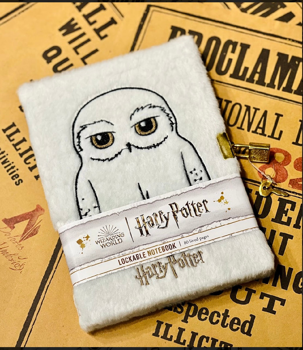 Hedwig's Notebook With Feather Cover, A5