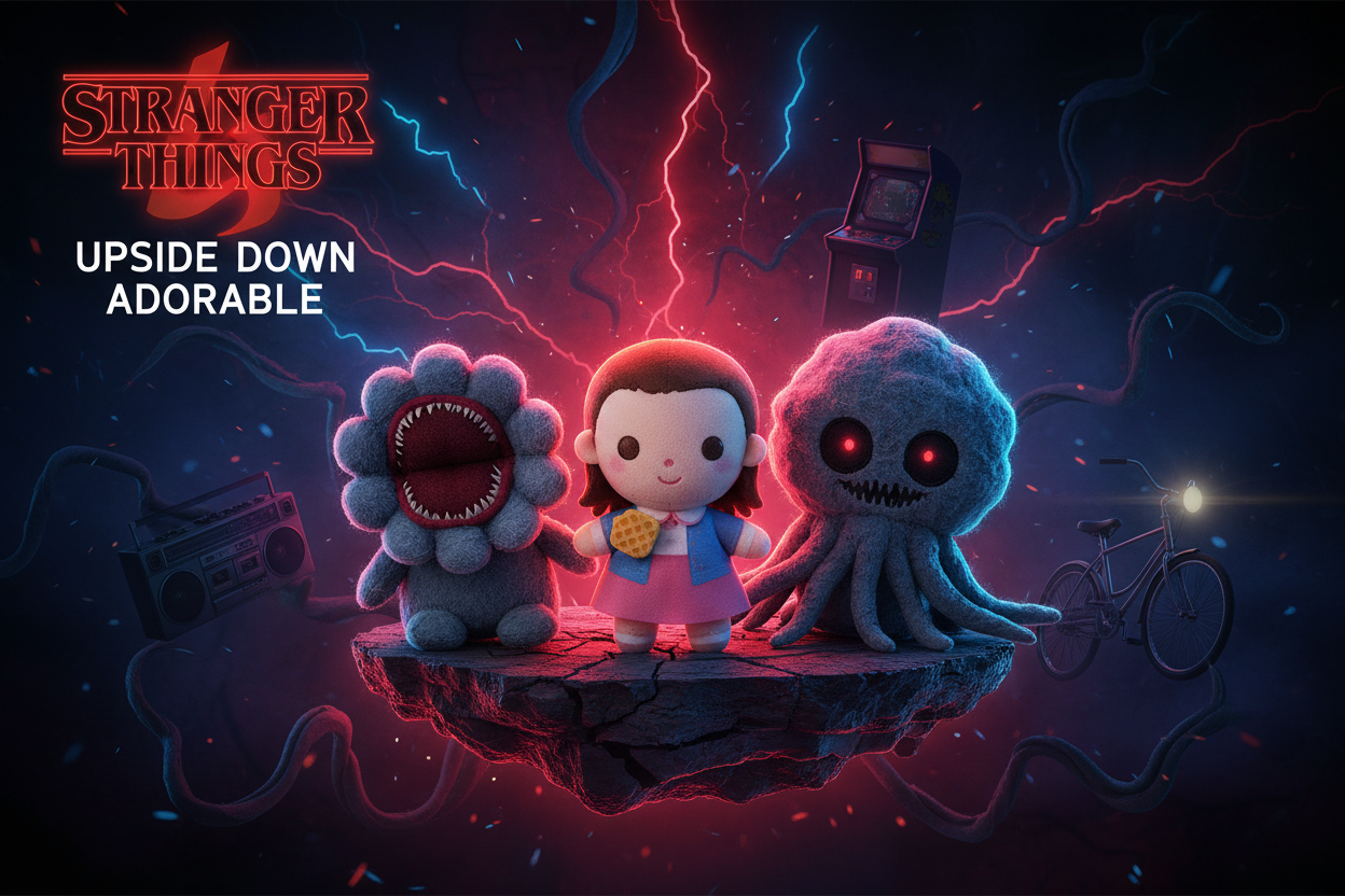 Stranger Things Plush Toys Banner - Version 2