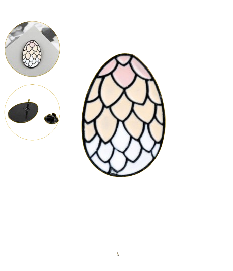 Dragon Egg Brooch
