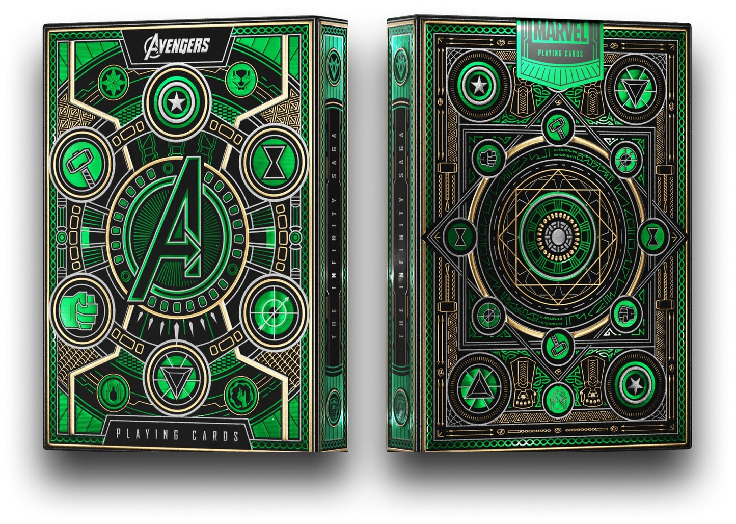 Avengers Playing Cards - Green