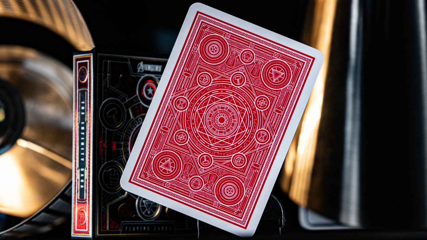 Avengers Playing Cards - Red