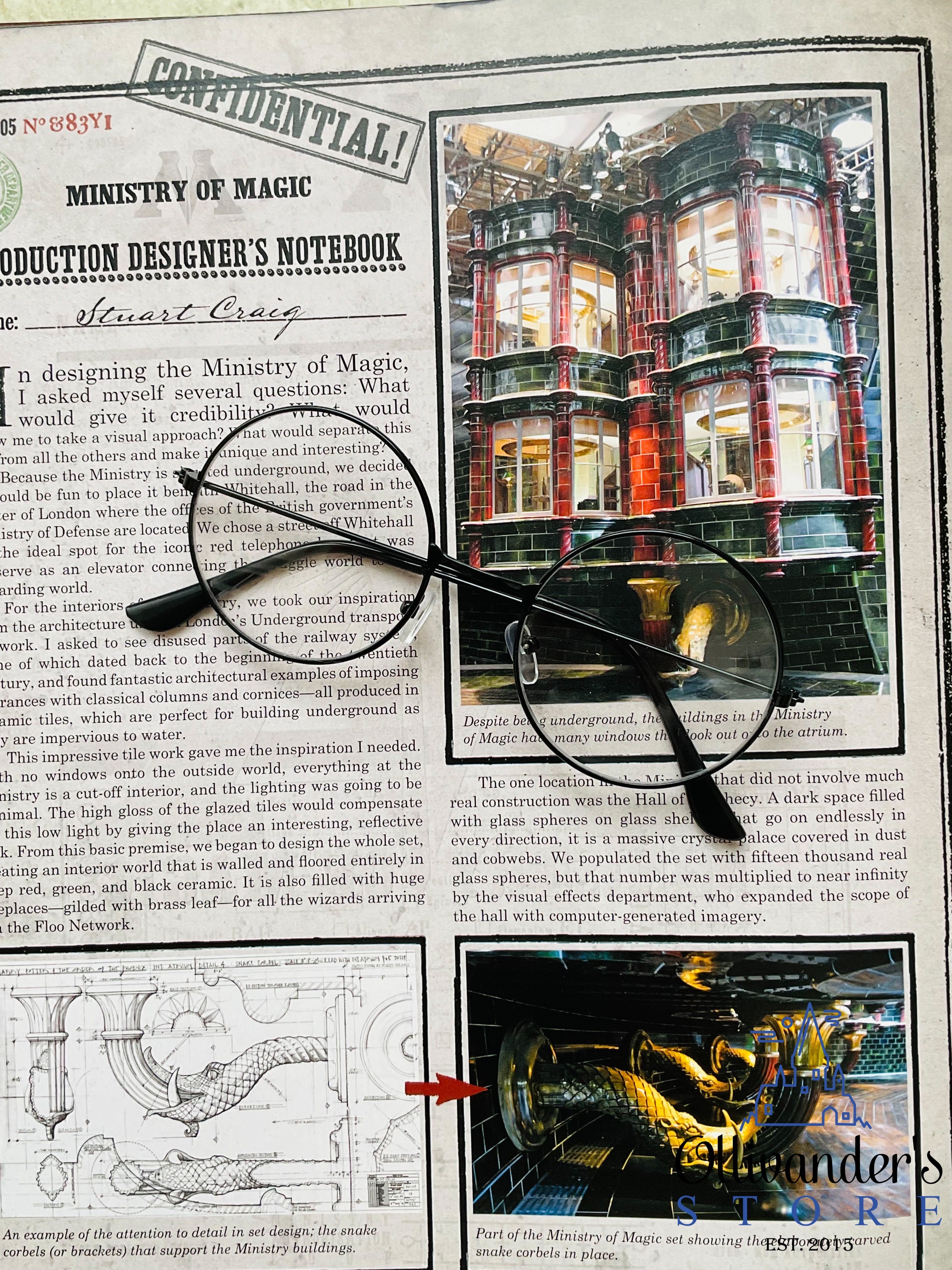 ჰარი პოტერი სათვალე მინებით ჰარი პოტერის ფორმა მანტია ჩაცმულობა ქოსფლეი ჰარი პოტერის ნივთები აქსესუარები პროდუქცია