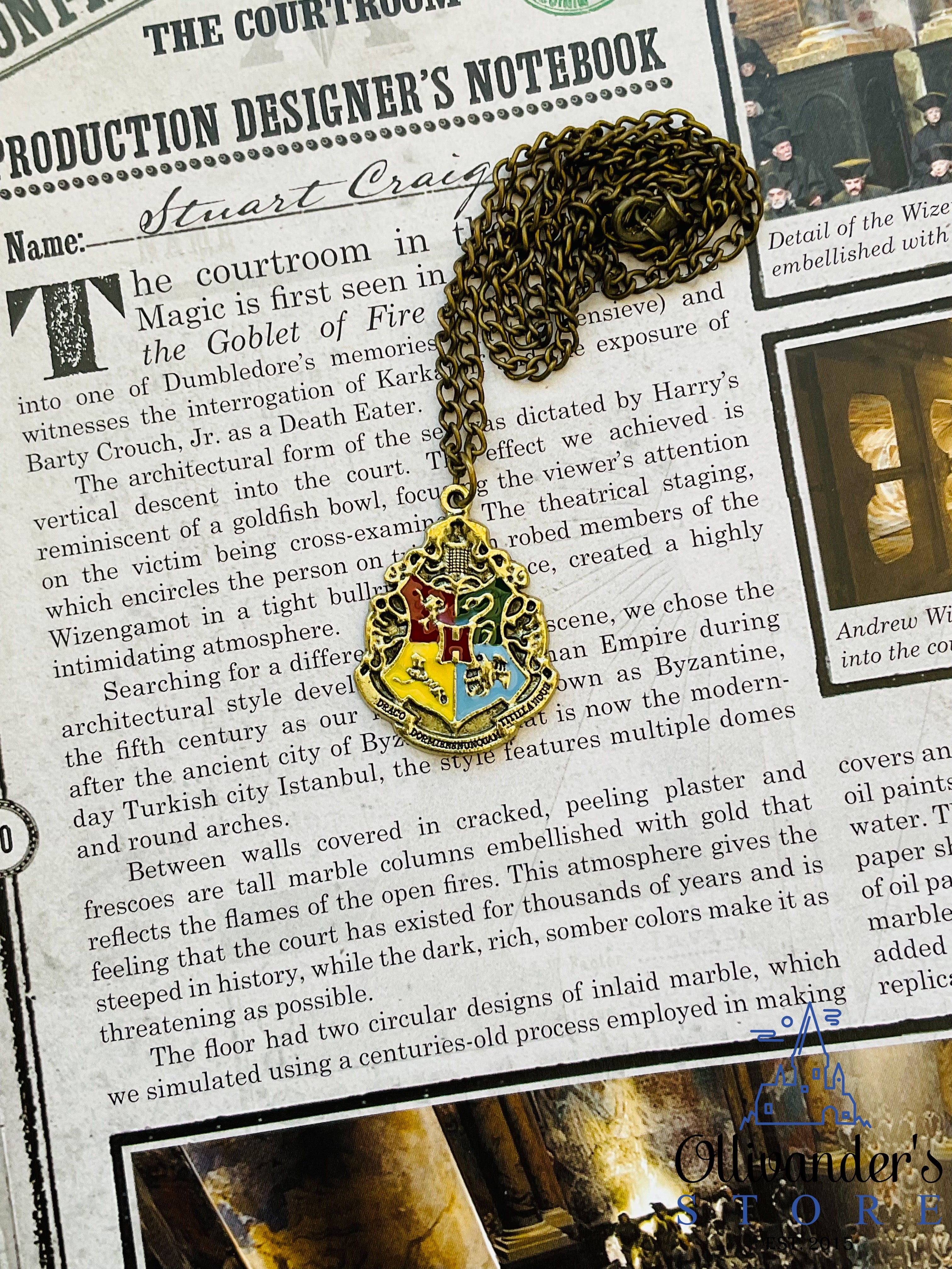 Hogwarts necklace