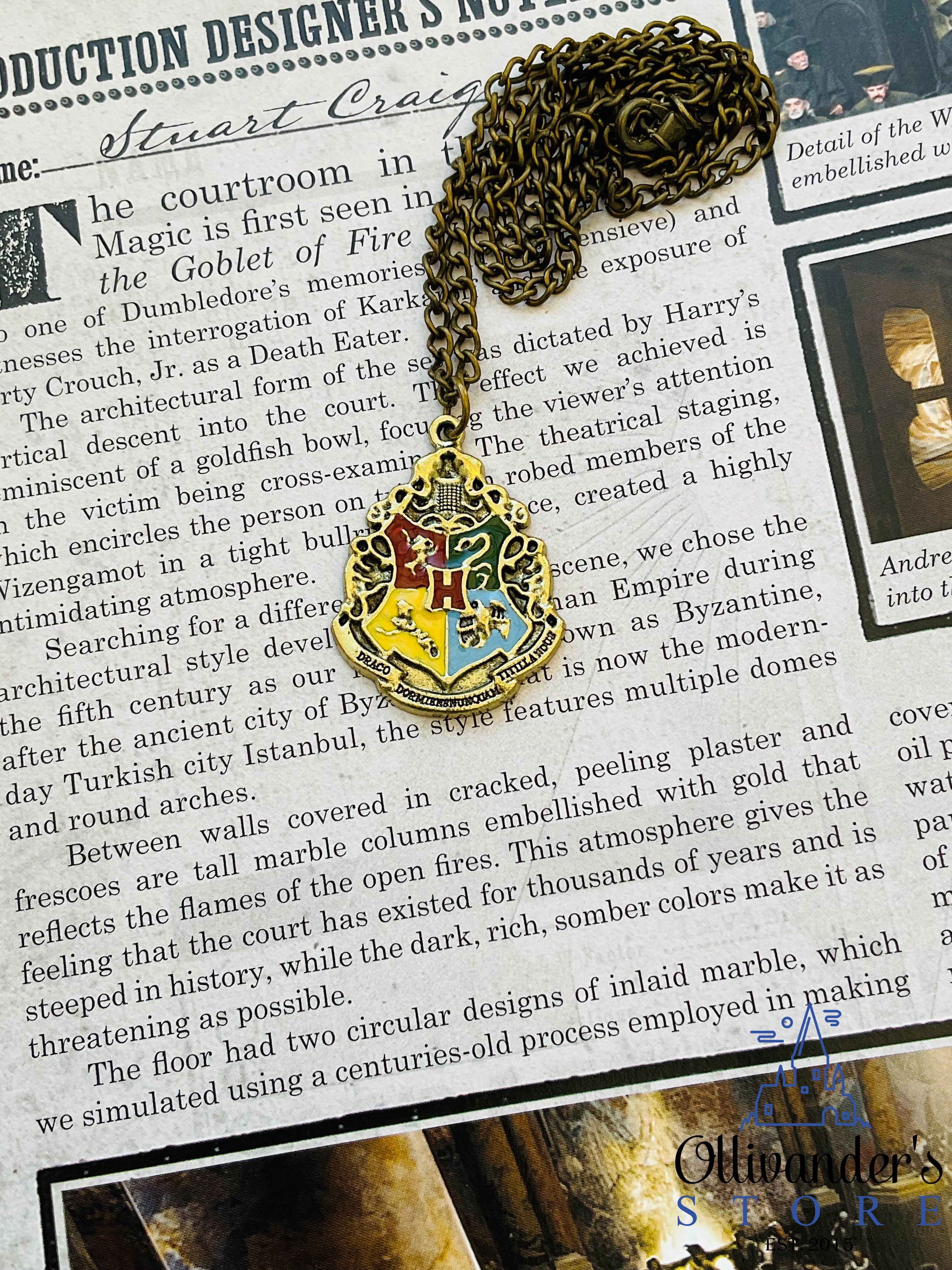 Hogwarts necklace