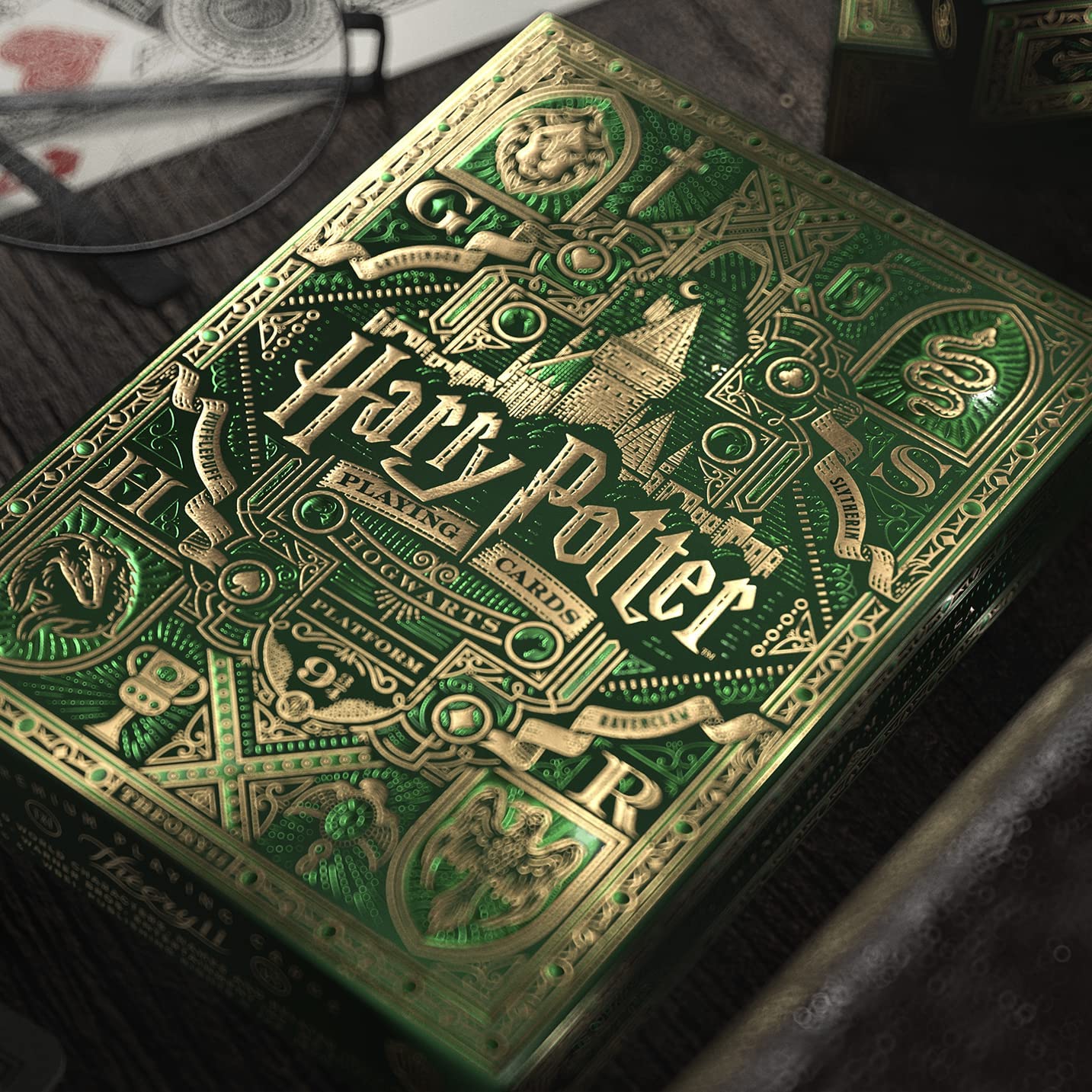 Slytherin playing cards